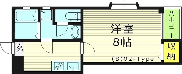 メゾンカルムの物件間取画像